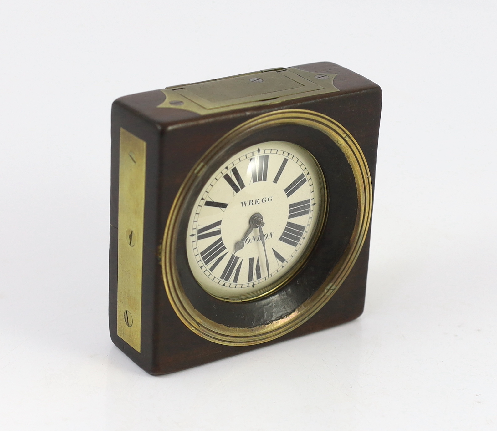 A rare early 19th century Royal Mail Coach Guard’s timepiece, ‘No. 1’, by Wregg London, c.1810, outer case 9.2cm